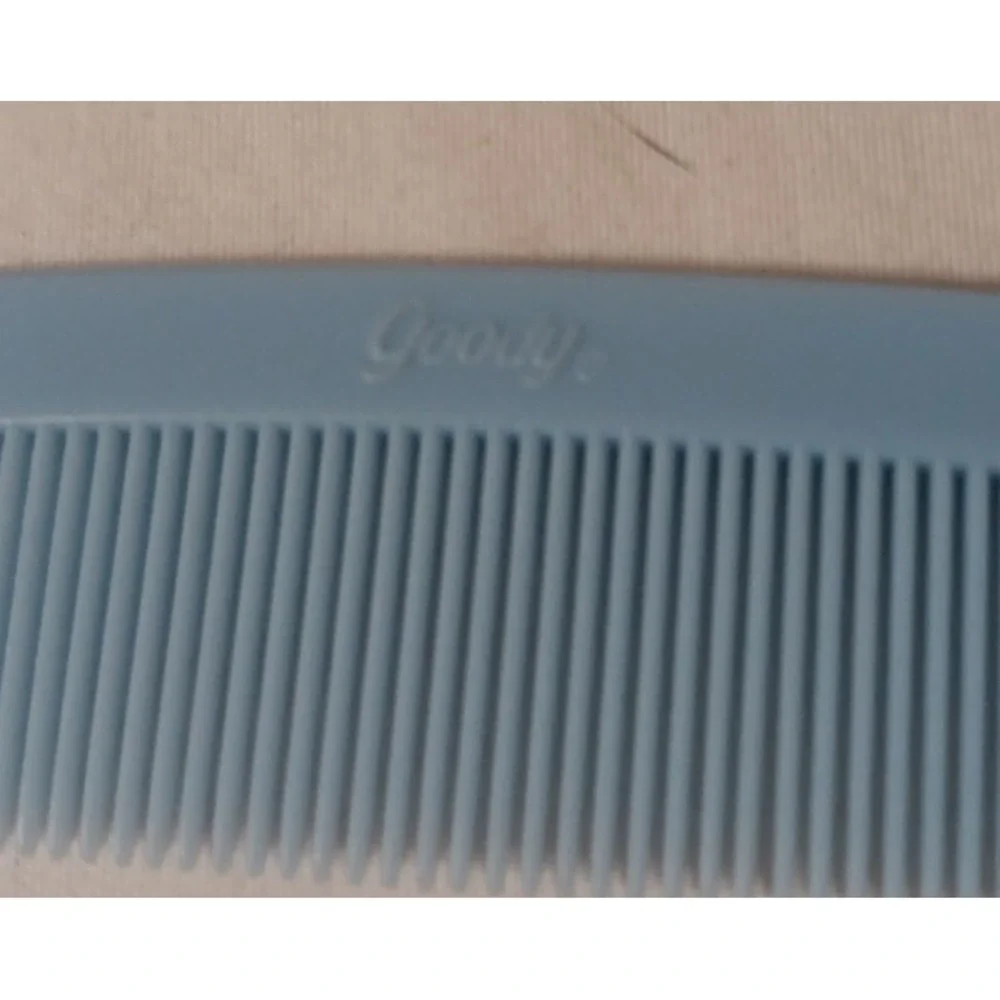Vintage Goody Hair Combs Lot Of 6 Stylist‎ Barber USA Turquoise  Black Blue Grey
